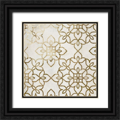 Salima I Black Ornate Wood Framed Art Print with Double Matting by Sasha