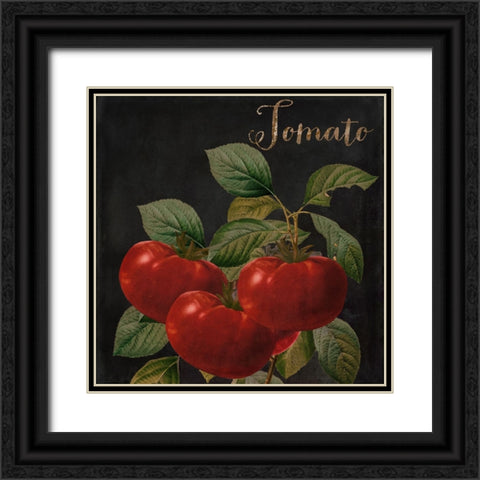 Medley_Tomato Black Ornate Wood Framed Art Print with Double Matting by Sasha