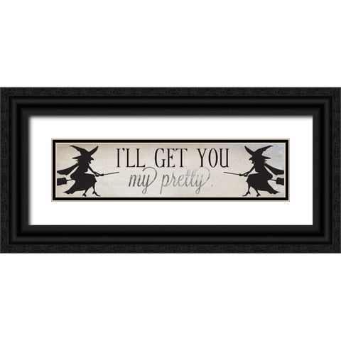 My Pretty Black Ornate Wood Framed Art Print with Double Matting by Sasha