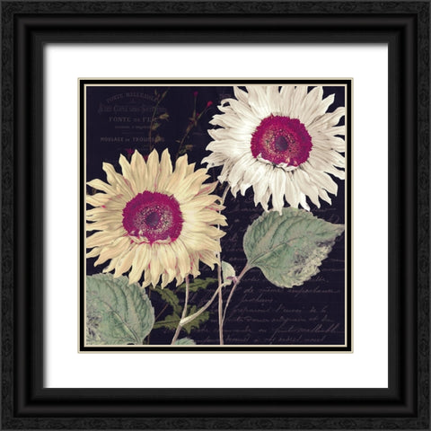 Midnight Sun I Black Ornate Wood Framed Art Print with Double Matting by Sasha