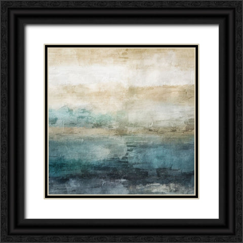 Horizon Black Ornate Wood Framed Art Print with Double Matting by Sasha