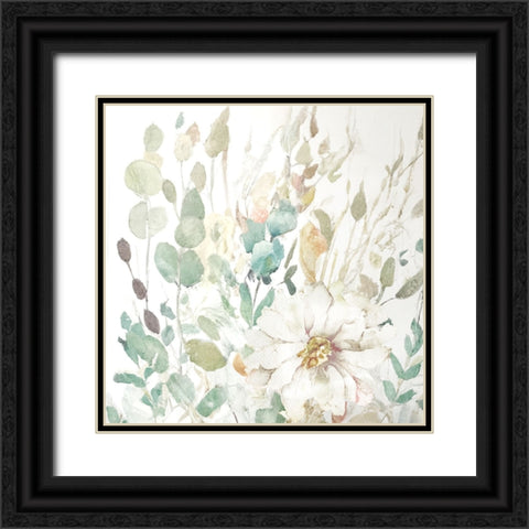 Soft Touches One Black Ornate Wood Framed Art Print with Double Matting by Sasha