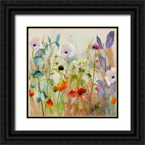Untamed Black Ornate Wood Framed Art Print with Double Matting by Sasha