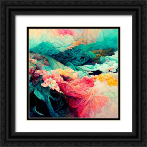 K Dreams V Black Ornate Wood Framed Art Print with Double Matting by Sasha