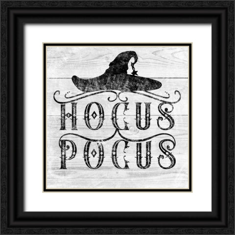 Hocus Pocus Black Ornate Wood Framed Art Print with Double Matting by Sheena Pike Art