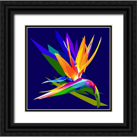 Bird Of Paradise Black Ornate Wood Framed Art Print with Double Matting by Pansanit, Surapol