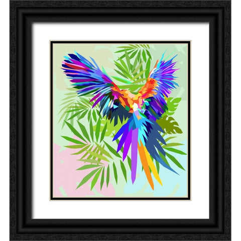 Bird 003 Black Ornate Wood Framed Art Print with Double Matting by Pansanit, Surapol