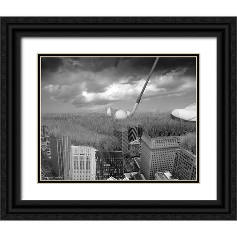 Big Shot Black Ornate Wood Framed Art Print with Double Matting by Barbey, Thomas