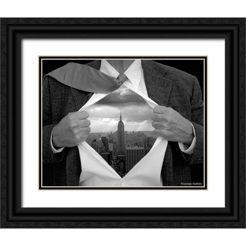 Deep Chest Black Ornate Wood Framed Art Print with Double Matting by Barbey, Thomas