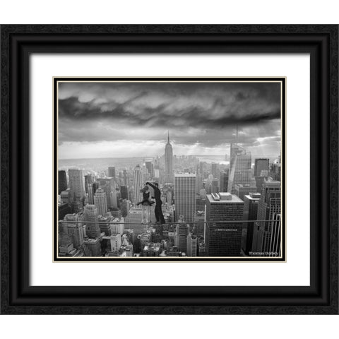 Fearless Passion Black Ornate Wood Framed Art Print with Double Matting by Barbey, Thomas