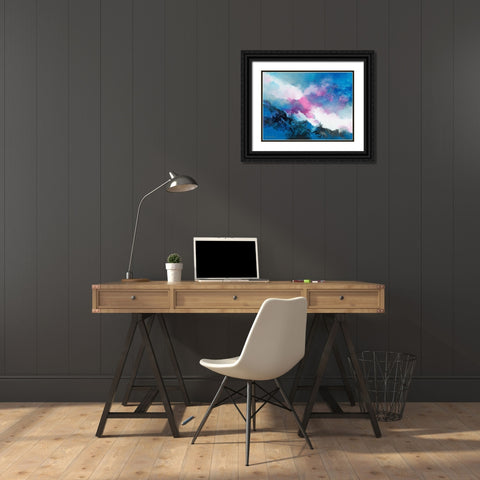 Above the Clouds 1 Black Ornate Wood Framed Art Print with Double Matting by Leung, Thomas