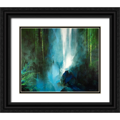 The Secret Place Black Ornate Wood Framed Art Print with Double Matting by Leung, Thomas