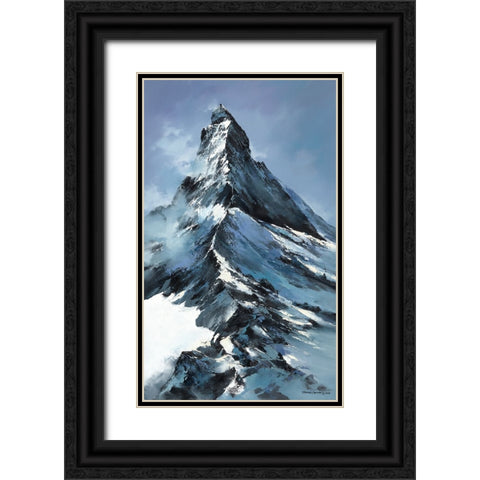 Apex Black Ornate Wood Framed Art Print with Double Matting by Leung, Thomas