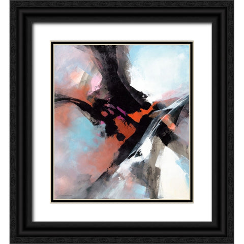 Motivation Black Ornate Wood Framed Art Print with Double Matting by Leung, Thomas