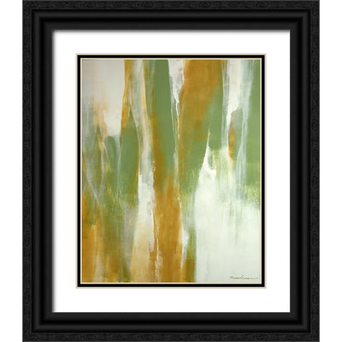 Symphony of Color Black Ornate Wood Framed Art Print with Double Matting by Leung, Thomas