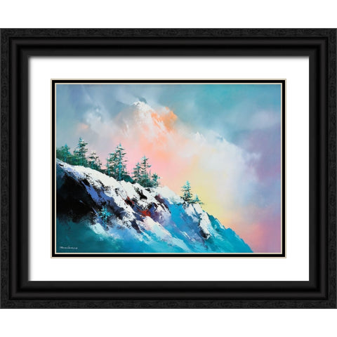 Sea of Clouds Black Ornate Wood Framed Art Print with Double Matting by Leung, Thomas