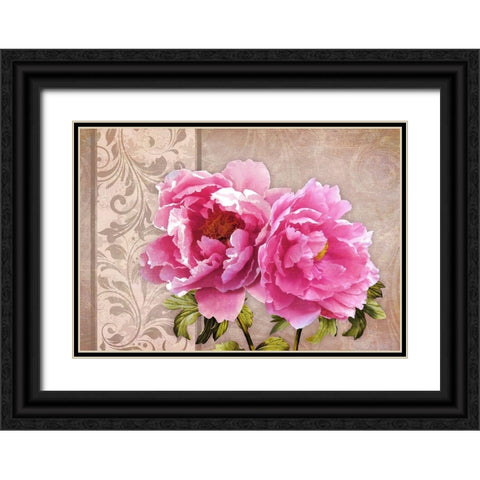 Infatuation I Black Ornate Wood Framed Art Print with Double Matting by Lavoie, Tina