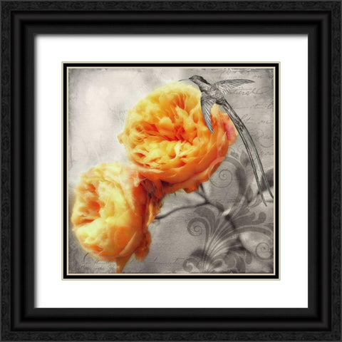 Dan Le Jardin Black Ornate Wood Framed Art Print with Double Matting by Lavoie, Tina