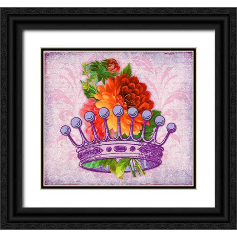 Her Majesty Black Ornate Wood Framed Art Print with Double Matting by Lavoie, Tina