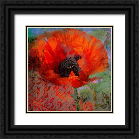 Tea And Memories Black Ornate Wood Framed Art Print with Double Matting by Lavoie, Tina