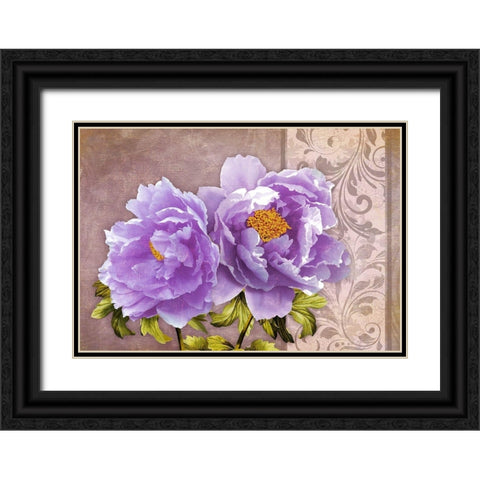 Infatuation II Black Ornate Wood Framed Art Print with Double Matting by Lavoie, Tina