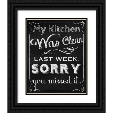 Missed It Black Ornate Wood Framed Art Print with Double Matting by Lavoie, Tina