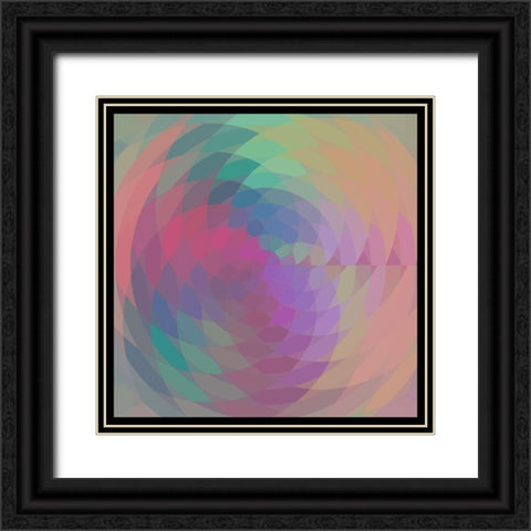 Post Modern II Black Ornate Wood Framed Art Print with Double Matting by Lavoie, Tina
