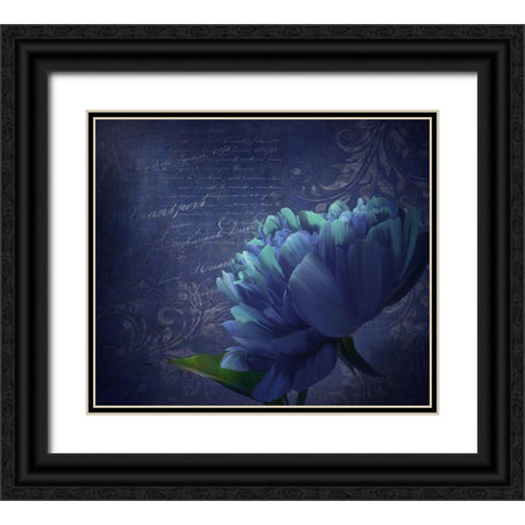 Patience Black Ornate Wood Framed Art Print with Double Matting by Lavoie, Tina