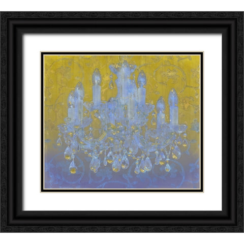 Champagne Ballroom Black Ornate Wood Framed Art Print with Double Matting by Lavoie, Tina