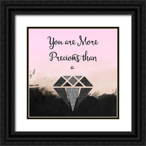 More Precious Black Ornate Wood Framed Art Print with Double Matting by Lavoie, Tina