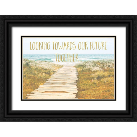 Looking Towards Our Future Together Black Ornate Wood Framed Art Print with Double Matting by Lavoie, Tina