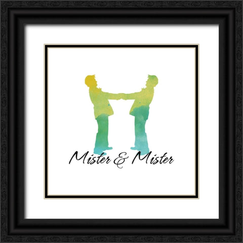 Mister And Mister Black Ornate Wood Framed Art Print with Double Matting by Lavoie, Tina