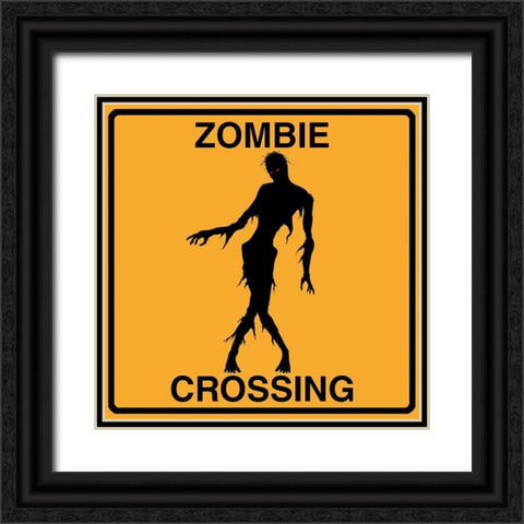 Zombie Crossing Black Ornate Wood Framed Art Print with Double Matting by Lavoie, Tina