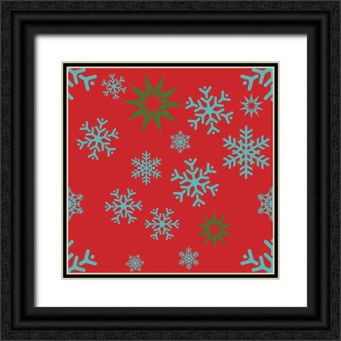 Beautiful Christmas XI Black Ornate Wood Framed Art Print with Double Matting by Lavoie, Tina