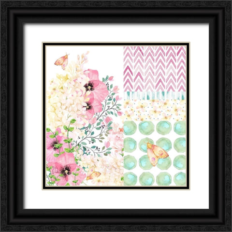 Lazy Summer Afternoon Medley II Black Ornate Wood Framed Art Print with Double Matting by Lavoie, Tina