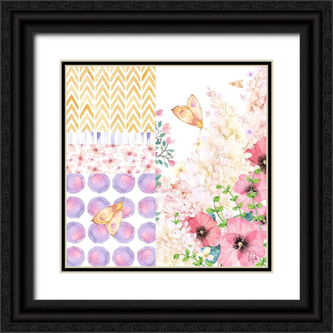 Lazy Summer Afternoon Medly I Black Ornate Wood Framed Art Print with Double Matting by Lavoie, Tina