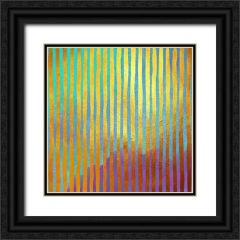 Bohemian Gold Black Ornate Wood Framed Art Print with Double Matting by Lavoie, Tina