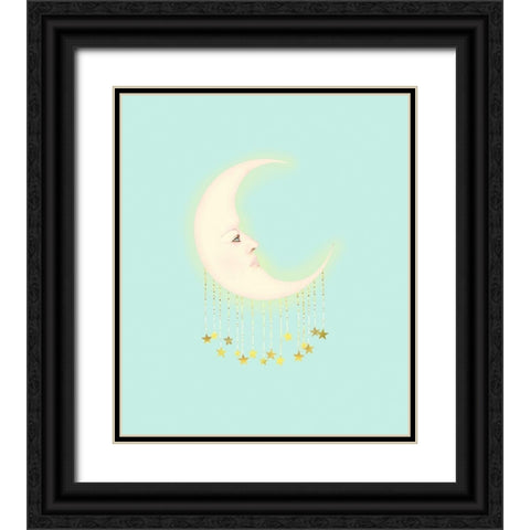 Dreaming Of The Moon Black Ornate Wood Framed Art Print with Double Matting by Lavoie, Tina