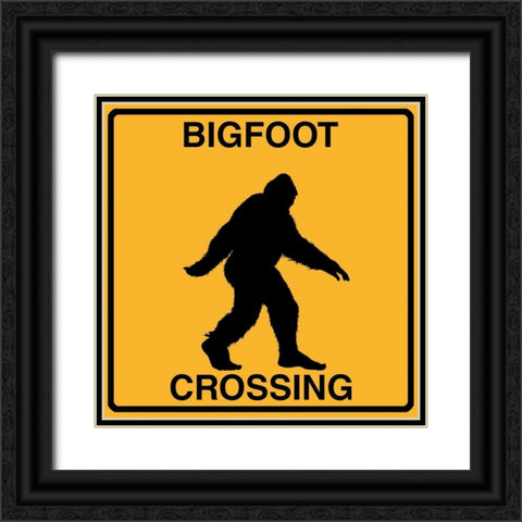 Bigfoot Crossing Black Ornate Wood Framed Art Print with Double Matting by Lavoie, Tina