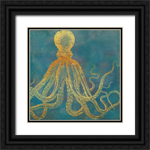 Deep Sea Life Ii Black Ornate Wood Framed Art Print with Double Matting by Lavoie, Tina