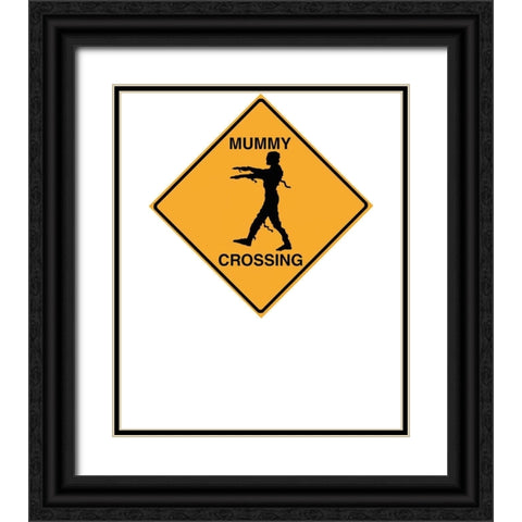 Mummy Crossing Tee Black Ornate Wood Framed Art Print with Double Matting by Lavoie, Tina