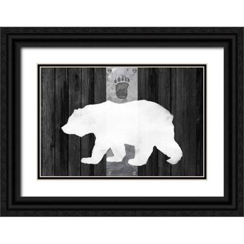 Oso Blanco Lodge Black Ornate Wood Framed Art Print with Double Matting by Lavoie, Tina
