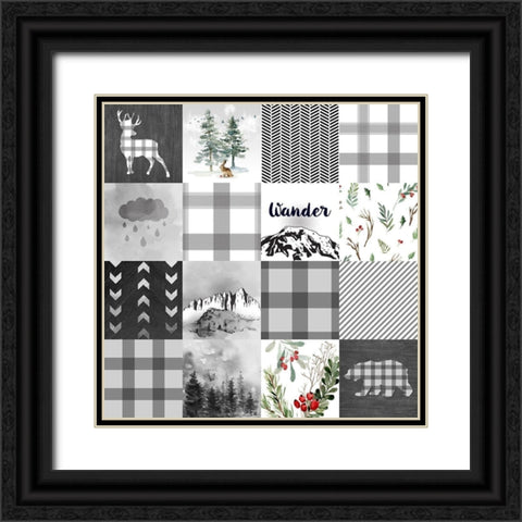 Wander Black Ornate Wood Framed Art Print with Double Matting by Lavoie, Tina