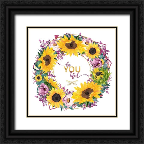 beYOUtiful Black Ornate Wood Framed Art Print with Double Matting by Lavoie, Tina