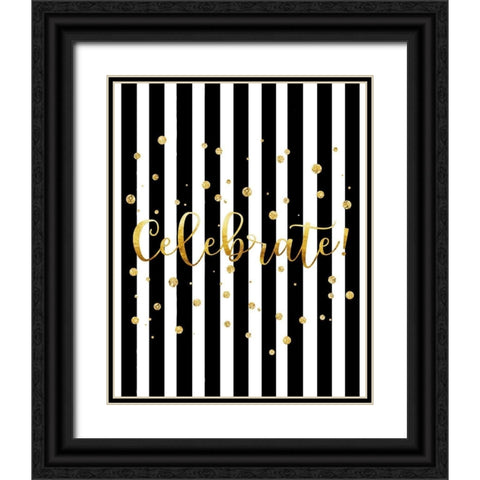 Celebrate Cosmopolitan Black Ornate Wood Framed Art Print with Double Matting by Lavoie, Tina