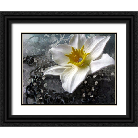 Frost Queen Black Ornate Wood Framed Art Print with Double Matting by Lavoie, Tina