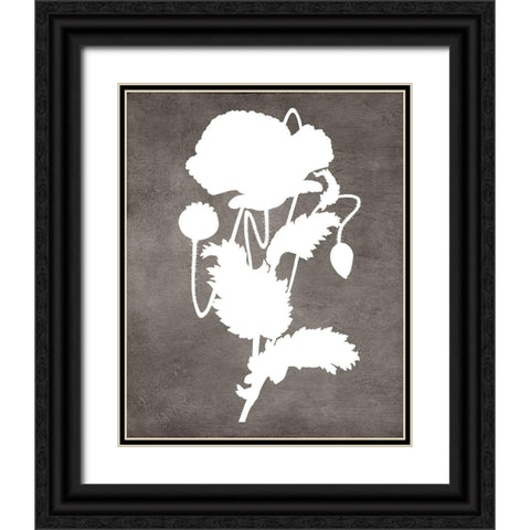Spirit Poppy I Black Ornate Wood Framed Art Print with Double Matting by Lavoie, Tina