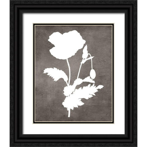 Spirit Poppy II Black Ornate Wood Framed Art Print with Double Matting by Lavoie, Tina