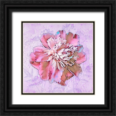 Garden Fresco Black Ornate Wood Framed Art Print with Double Matting by Lavoie, Tina