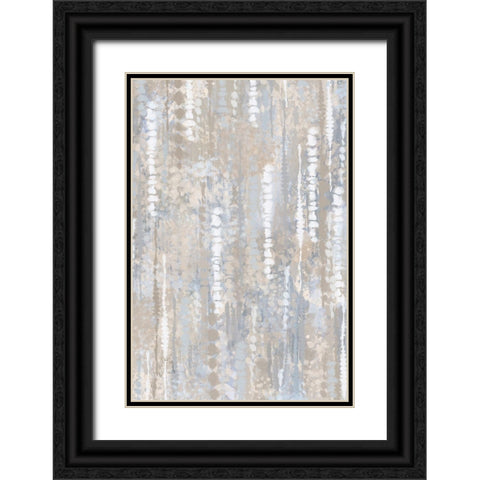 Pastel Boho Abstract II Black Ornate Wood Framed Art Print with Double Matting by Lavoie, Tina